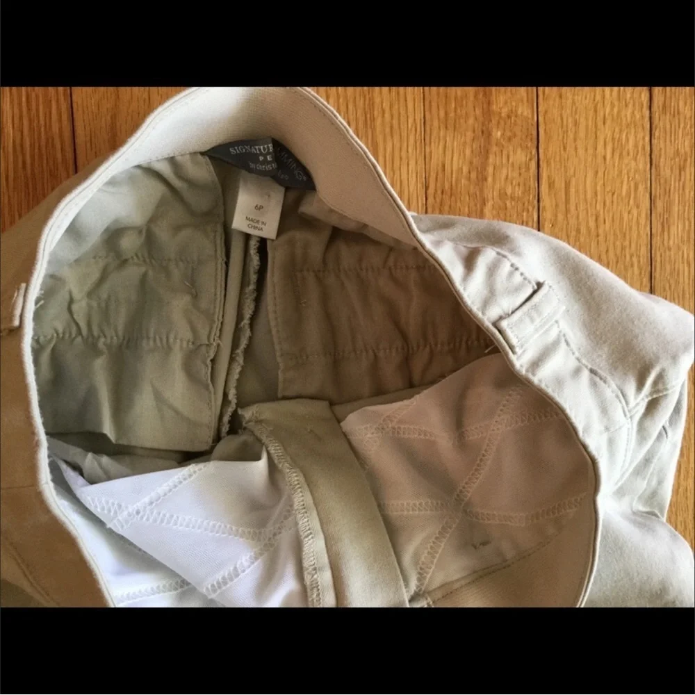 Christopher & Banks Slimming Kahki Pants Slacks Size 6P